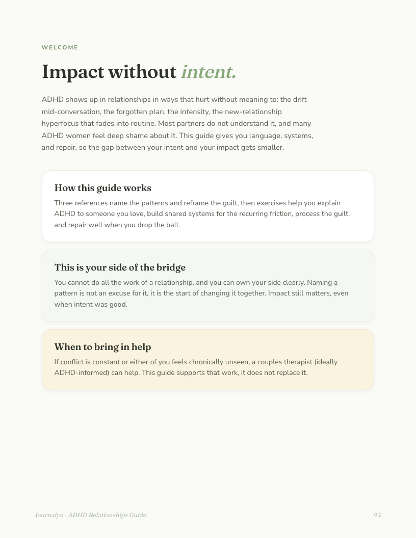 ADHD Toolkit interior page preview 3
