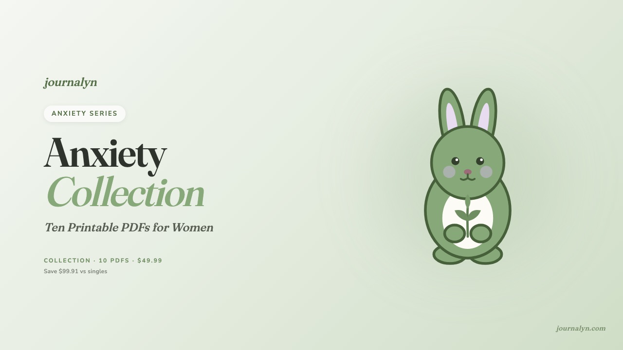 Anxiety Printable Collection cover
