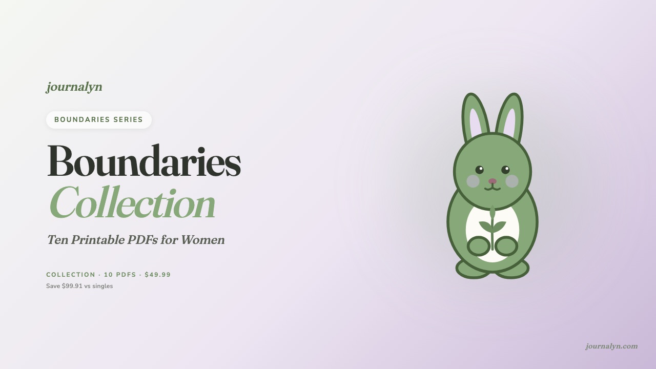 Boundaries Printable Collection cover