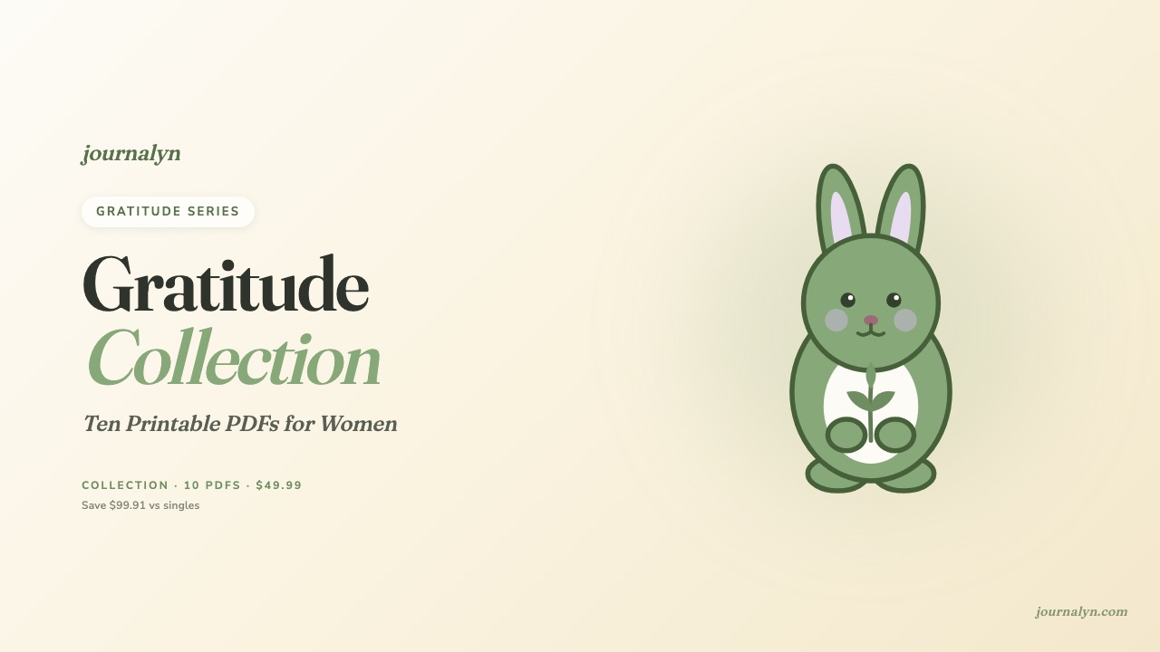 Gratitude Printable Collection cover