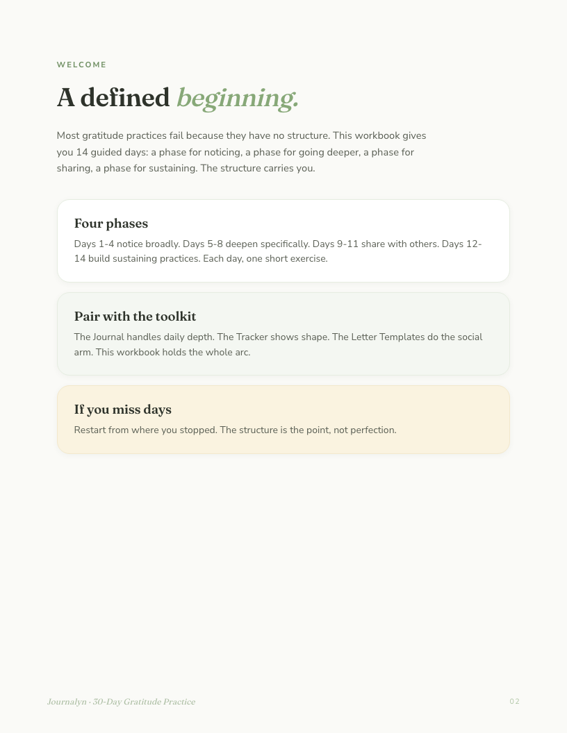 Gratitude Toolkit interior page preview 4