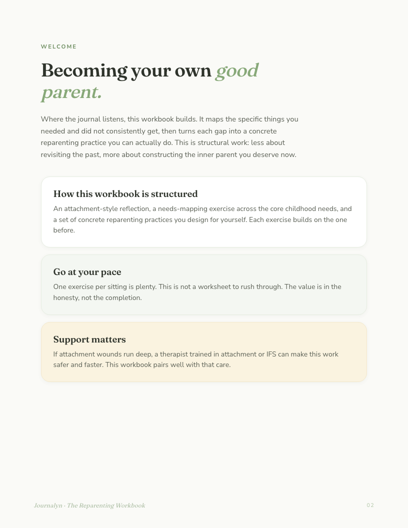 Inner Child Healing Toolkit interior page preview 2