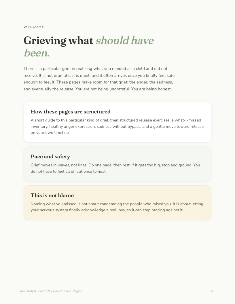 Inner Child Healing Toolkit interior page preview 3