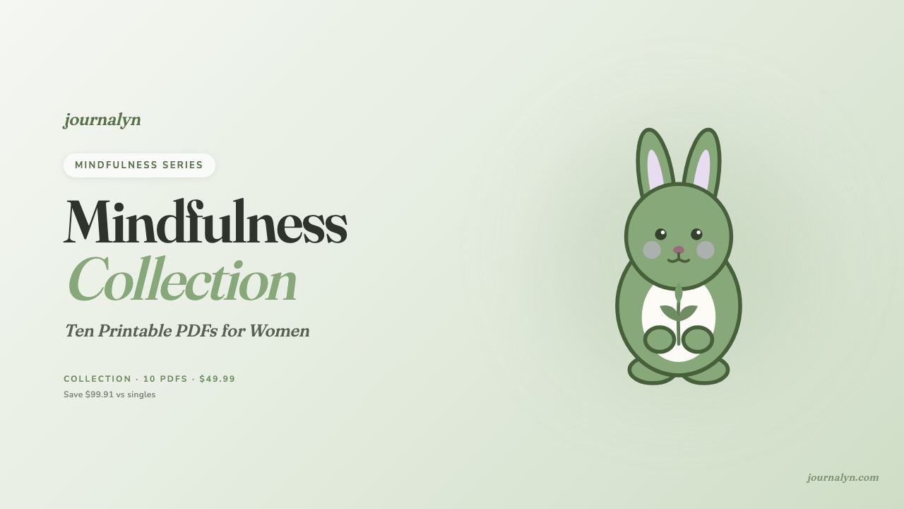 Mindfulness Printable Collection cover