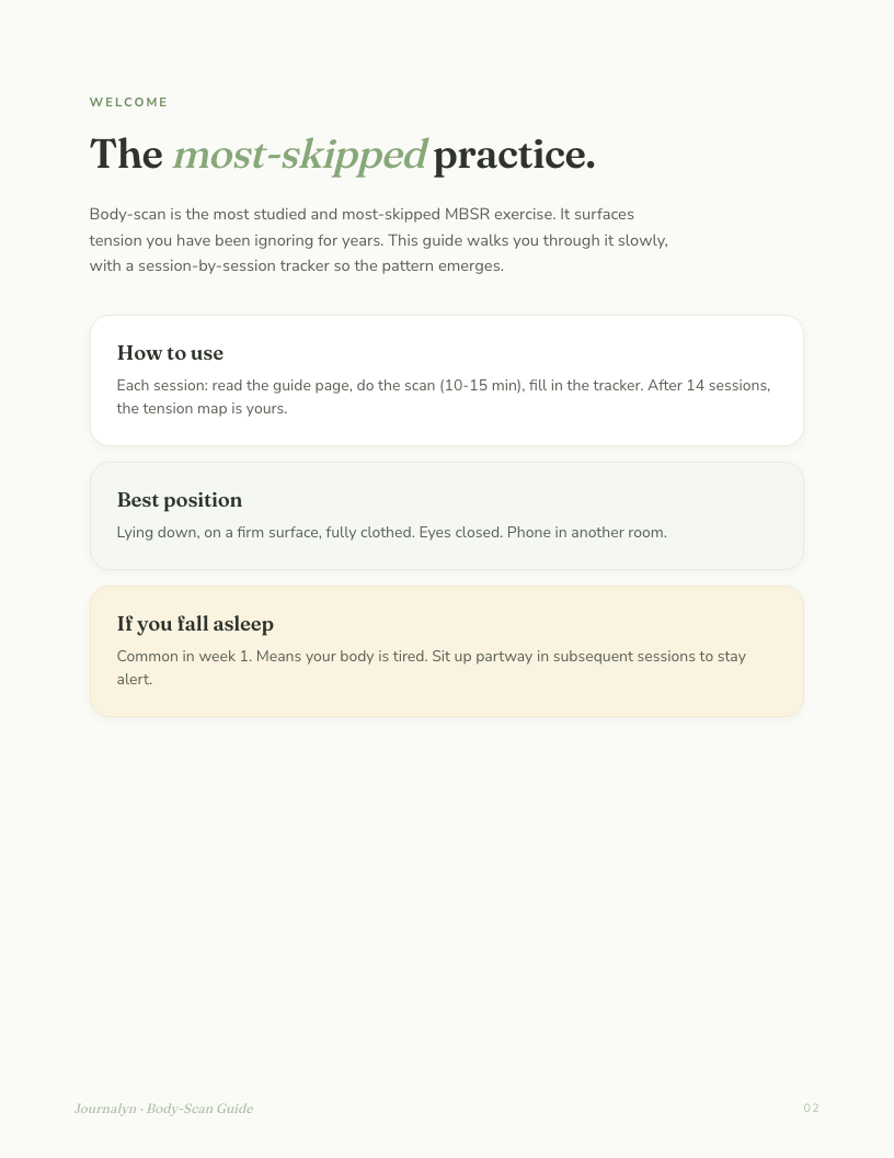 Mindfulness Toolkit interior page preview 3