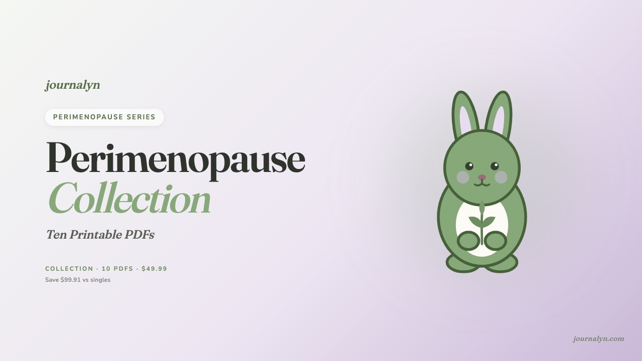Perimenopause Printable Collection cover