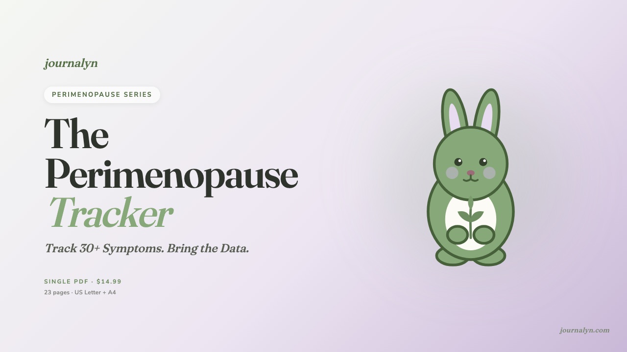Perimenopause Symptom Tracker cover