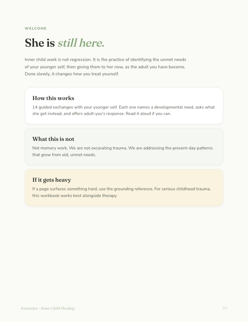 Shadow Work Toolkit interior page preview 3