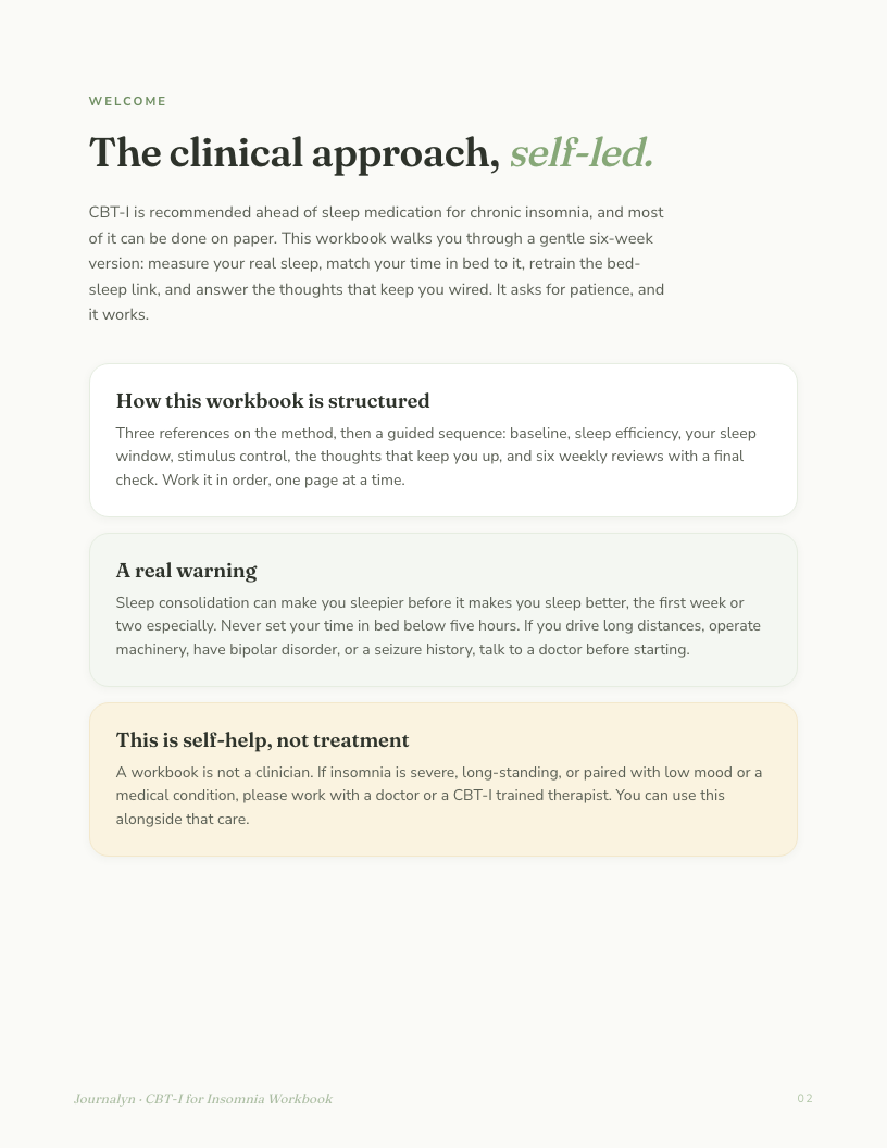 Sleep Toolkit interior page preview 2